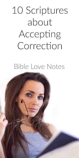 A Collection of 10 Bible verses that address the importance of Accepting Correction