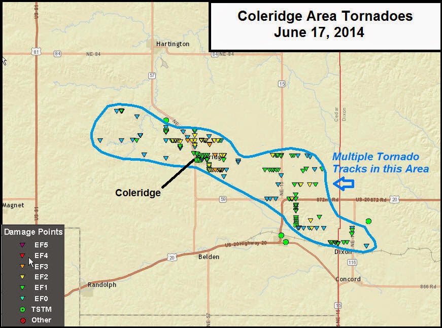 Community Collaborative Rain, Hail & Snow Network Large Tornadoes