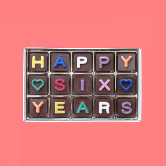 Unique and EcoFriendly Sixth Anniversary Gift Ideas Iron and Candy