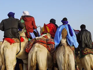 Sahara and Sahel regions of Sub-Saharan Africa Tuareg nomadic tribesmen photo by ginagleeson