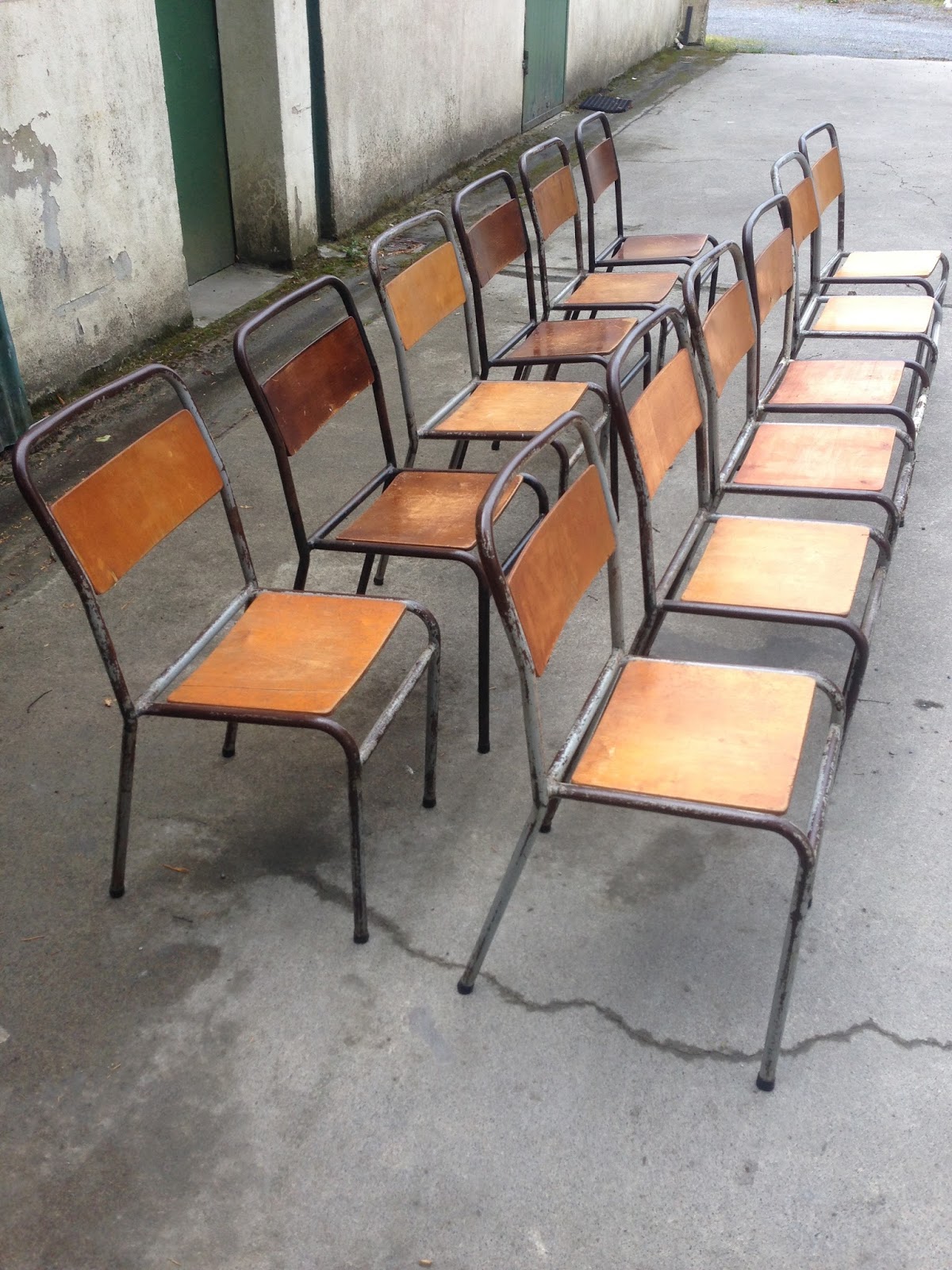 Vintage Furniture Ireland OCD Vintage Stacking Chairs