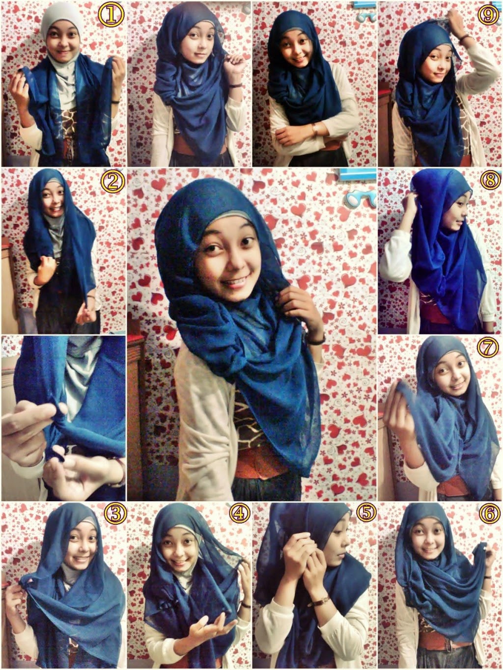 15 Tutorial Hijab Paris Segi Empat Terbaru 2016 Update Gambar 15 Tutorial Hijab Paris Segi Empat Terbaru 2016 Update Gambar