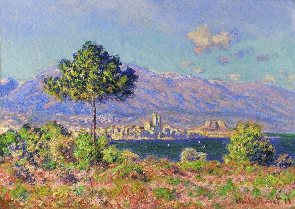 Клод Моне Антиб. Вид на плато Нотр-Дам. 1888