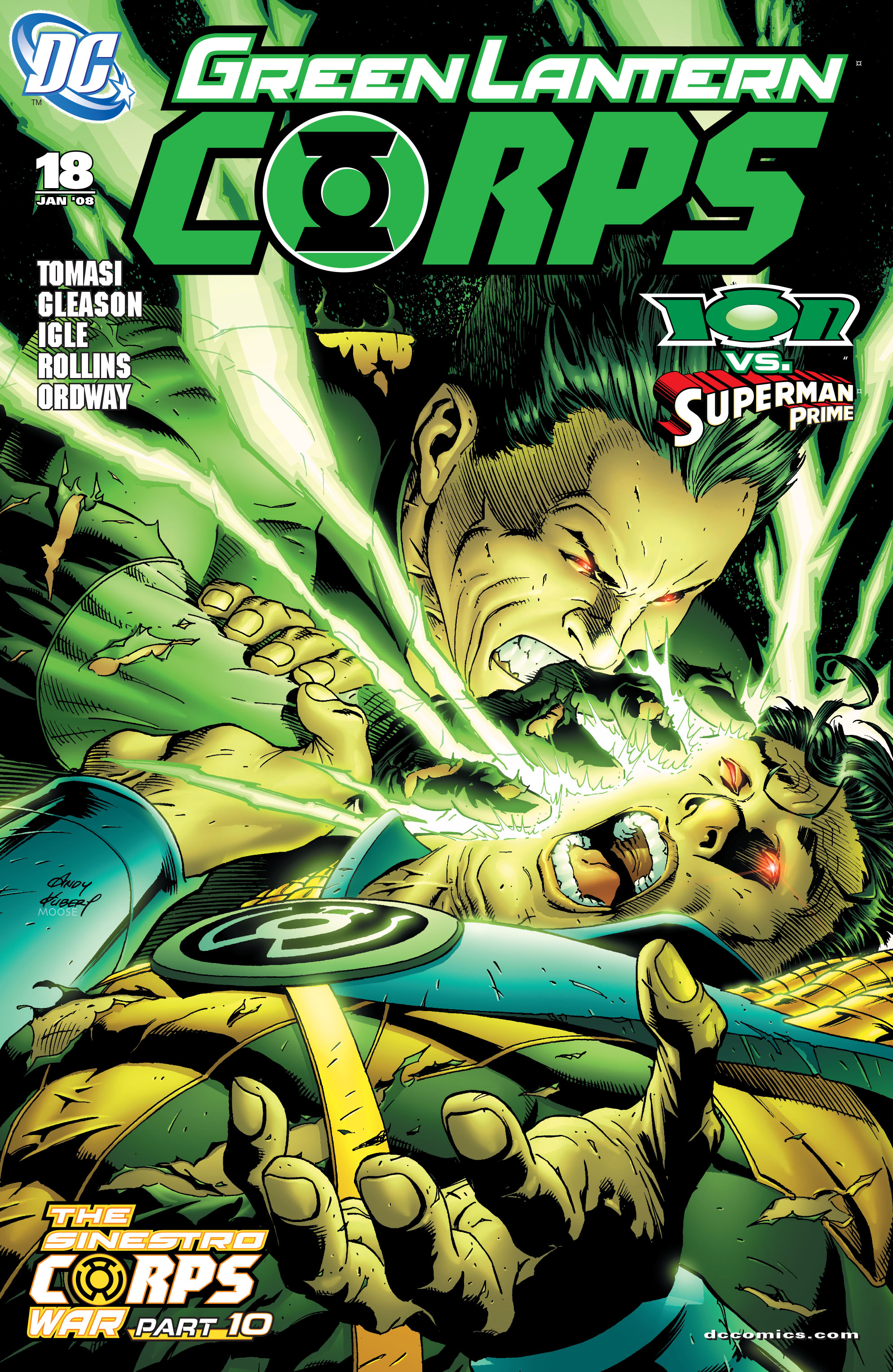 Read online Green Lantern Corps (2006) comic -  Issue #18 - 1