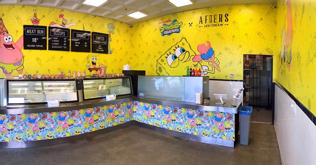 NickALive! Afters Ice Cream Unveils New SpongeBob SquarePants Ice