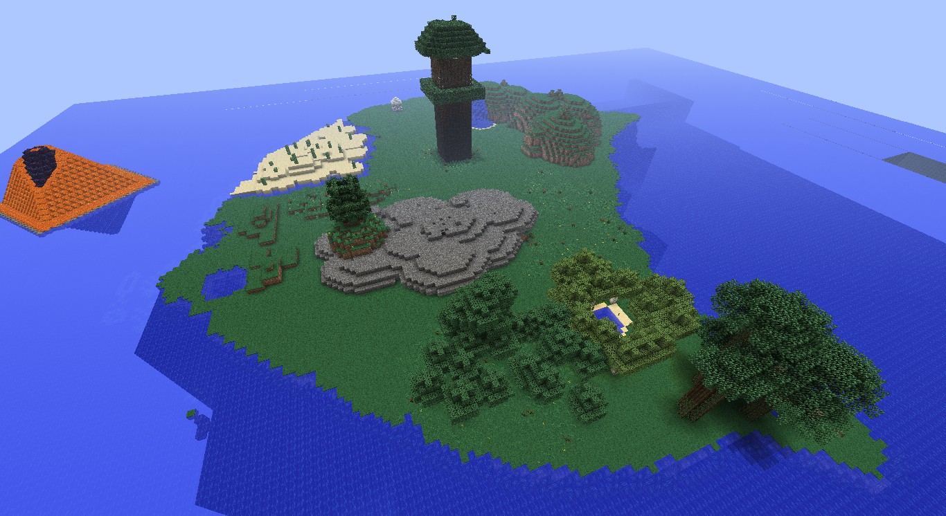 Скачать Карта остров для Minecraft 1.7.2