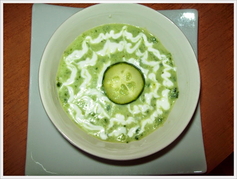 Supa crema rece de castraveti