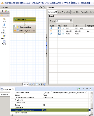 Execution management by HANA Graphical Calculation View