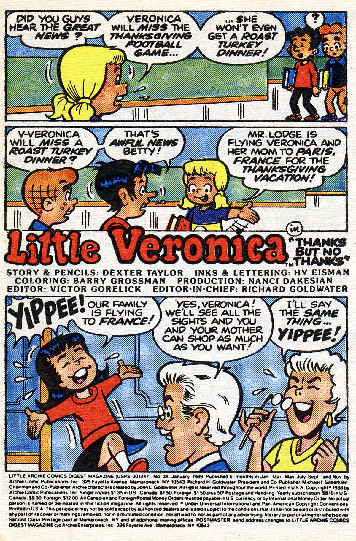 Read online Little Archie Comics Digest Magazine comic -  Issue #34 - 2