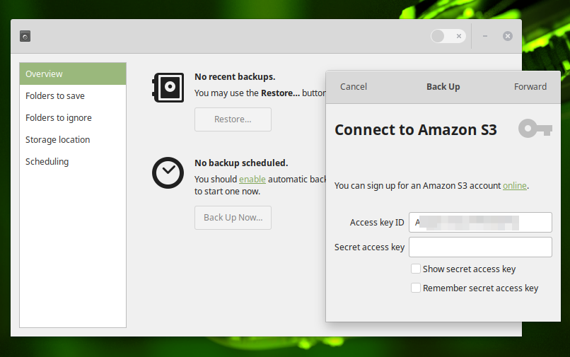 How To Use Deja Dup To Backup To Amazon S3 Linux Uprising Blog