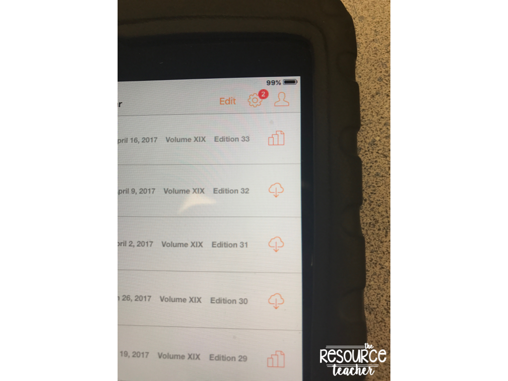 The Resource Teacher: News-2-You on the iPad