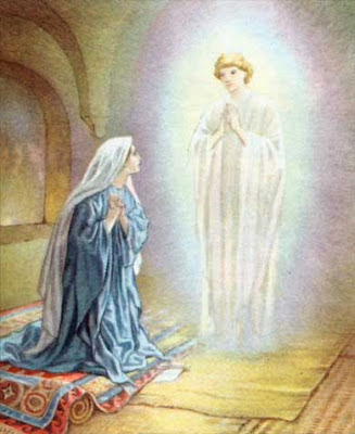 Resultado de imagem para anuncio do anjo gabriel a maria