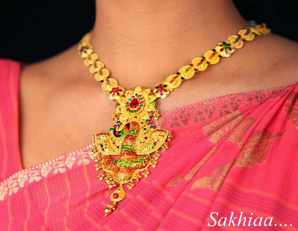 Sakhiaa 24 Karat Gold Necklace Sets