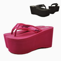 platform heels chappals