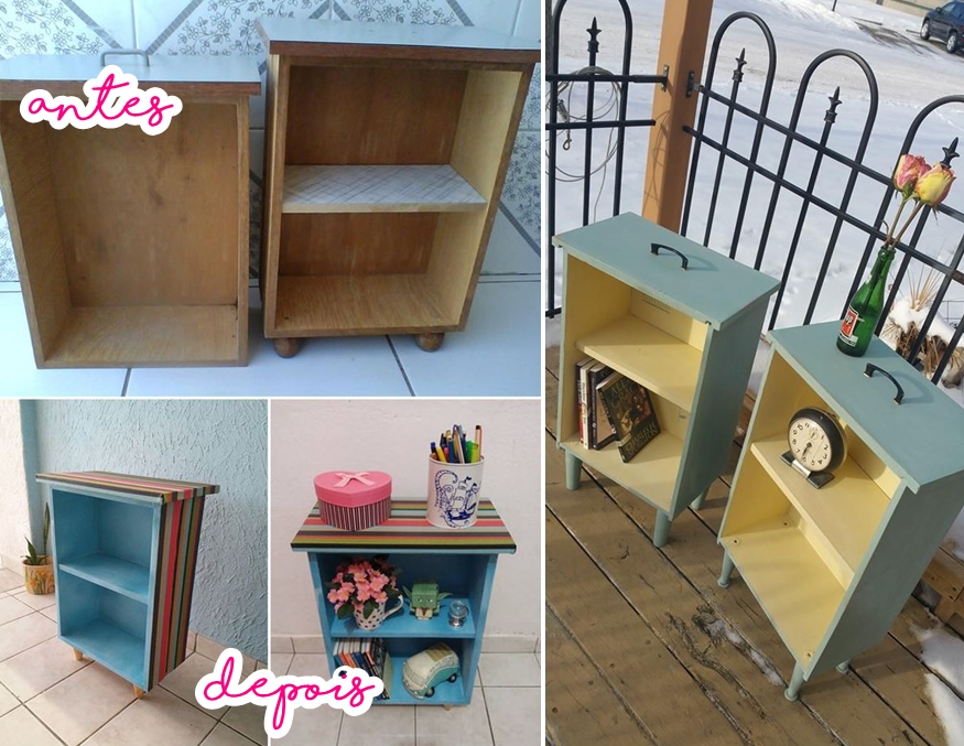 Foto reprodução: Pinterest Reaproveitando gavetas na decoração.