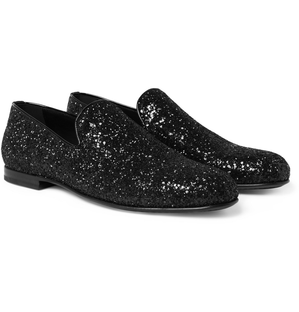 What's he wearing?: Tinie Tempah's Jimmy Choo glitter slippers, and the ...