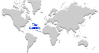 image: Gambia Map Location