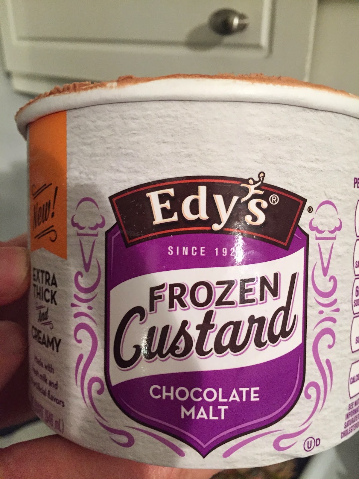Edy's Chocolate Malt Frozen Custard