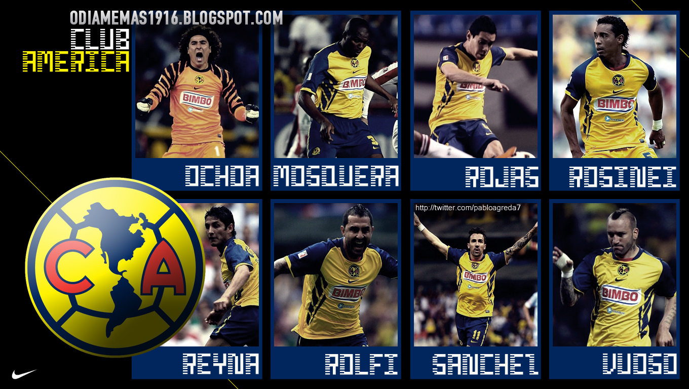 CLUB AMÉRICA | ODIAMEMAS1916 | PABLOAGREDA7 :::: Wallpaper Club América ...