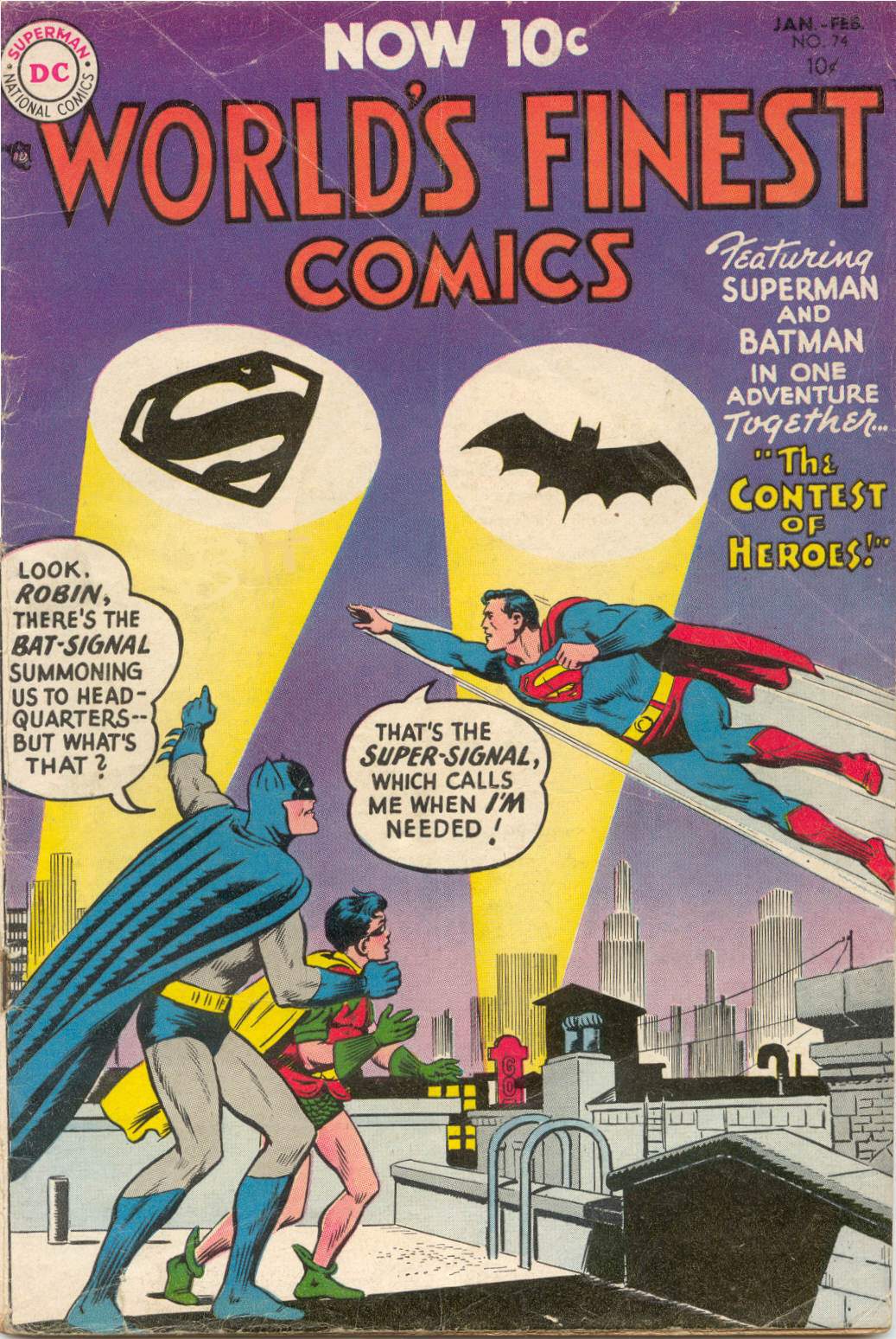 Read online World's Finest Comics comic -  Issue #74 - 1