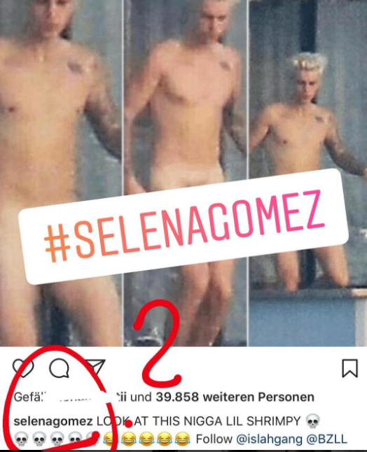 Selena Gomez’s Instagram hacked, posts naked pictures of Justin Bieber.