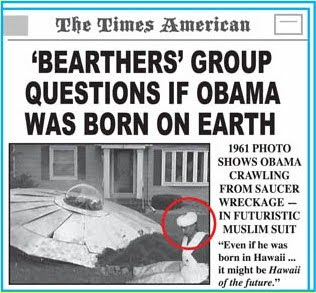 Bearhters group questions if Obama was born on Earth