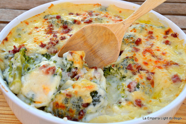 Huevos Con Bechamel Y Brócoli Gratinados
