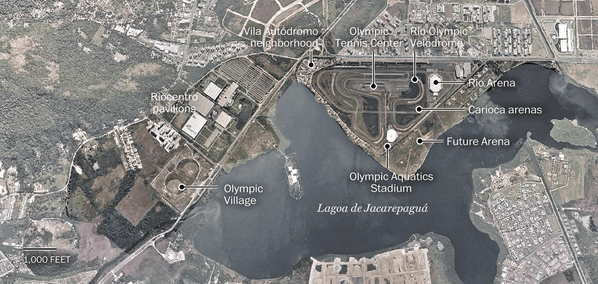 Watch Rio build its 2016 Summer Olympic sites from the space