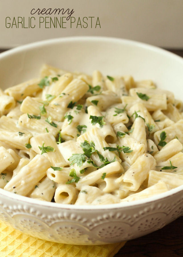 Creamy Garlic Penne Pasta | RECIPE FOR YOU