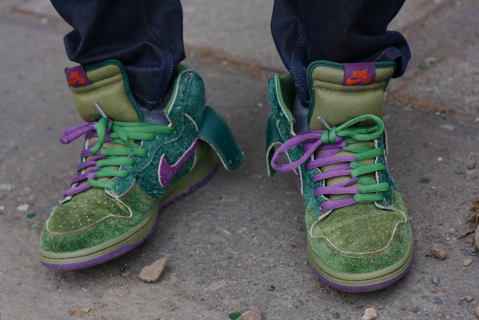 snakeskin dunks