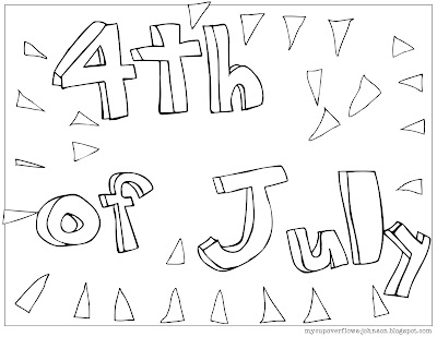 free coloring pages for 4th of July Independence Day