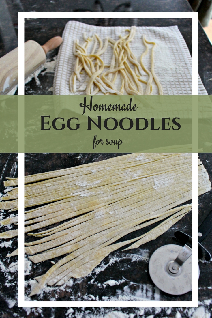 Mary Ellen's Cooking Creations Homemade Egg Noodles for Soup