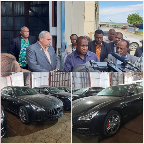 PNG APEC Maseratis intact Papua New Guinea Today