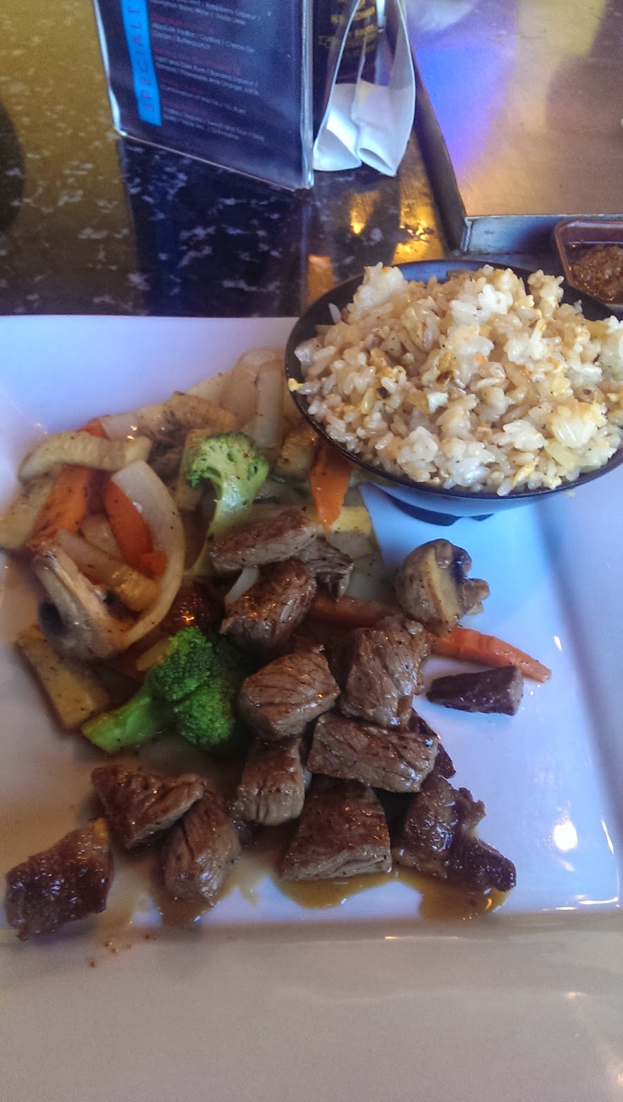 Zain's Halal Reviews Bonsai Fusion Japanese Steakhouse The only halal