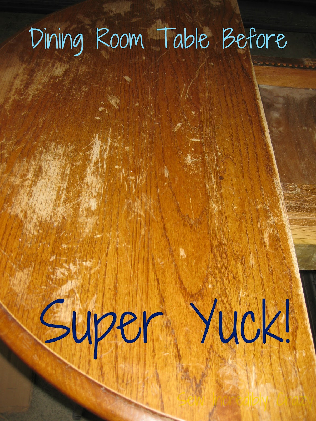 Sew Incredibly Crazy Refinished Table