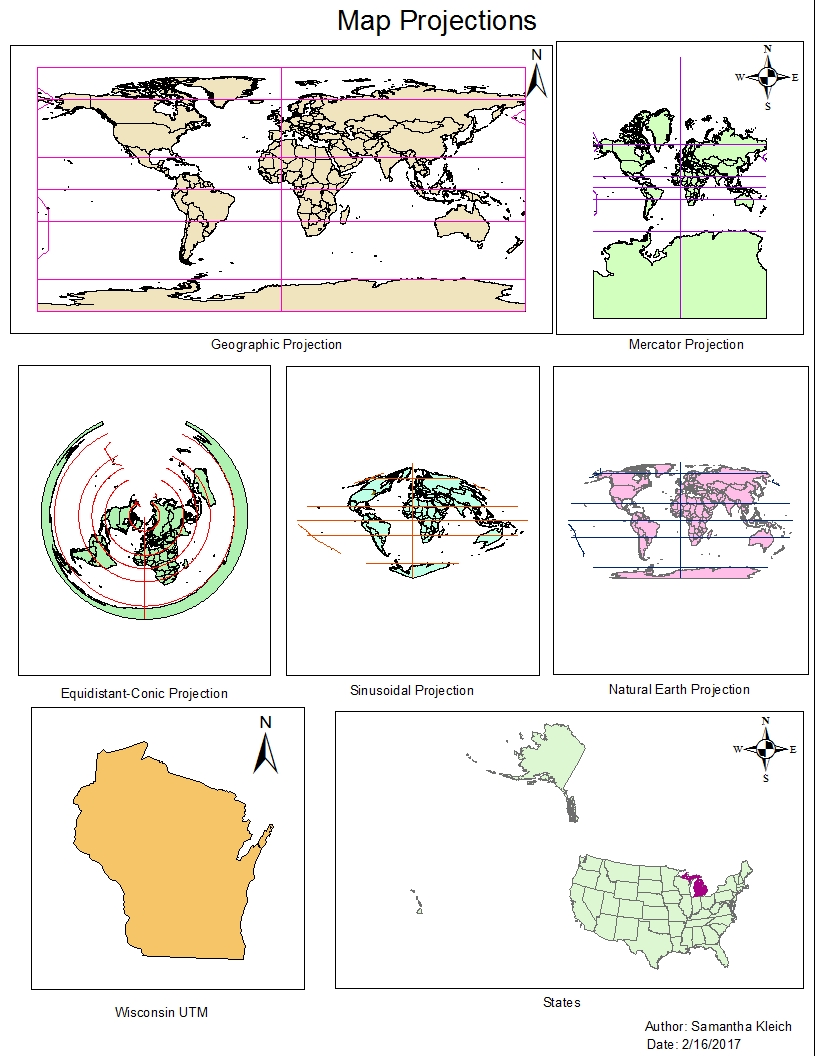 UWEC Geography 335 GIS 1 GIS 1 Lab 1