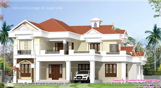 2560 sq-ft villa elevation