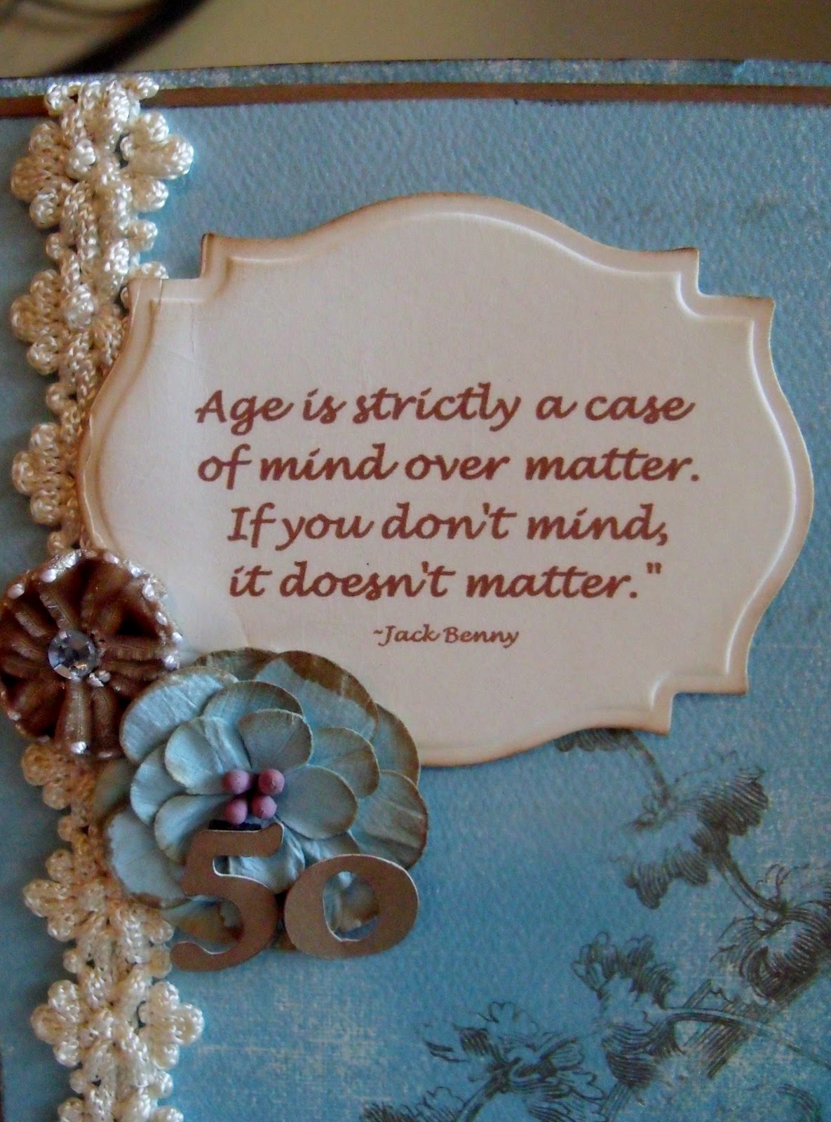 LauraLeesDream: Milestone Birthday 50th Birthday Card