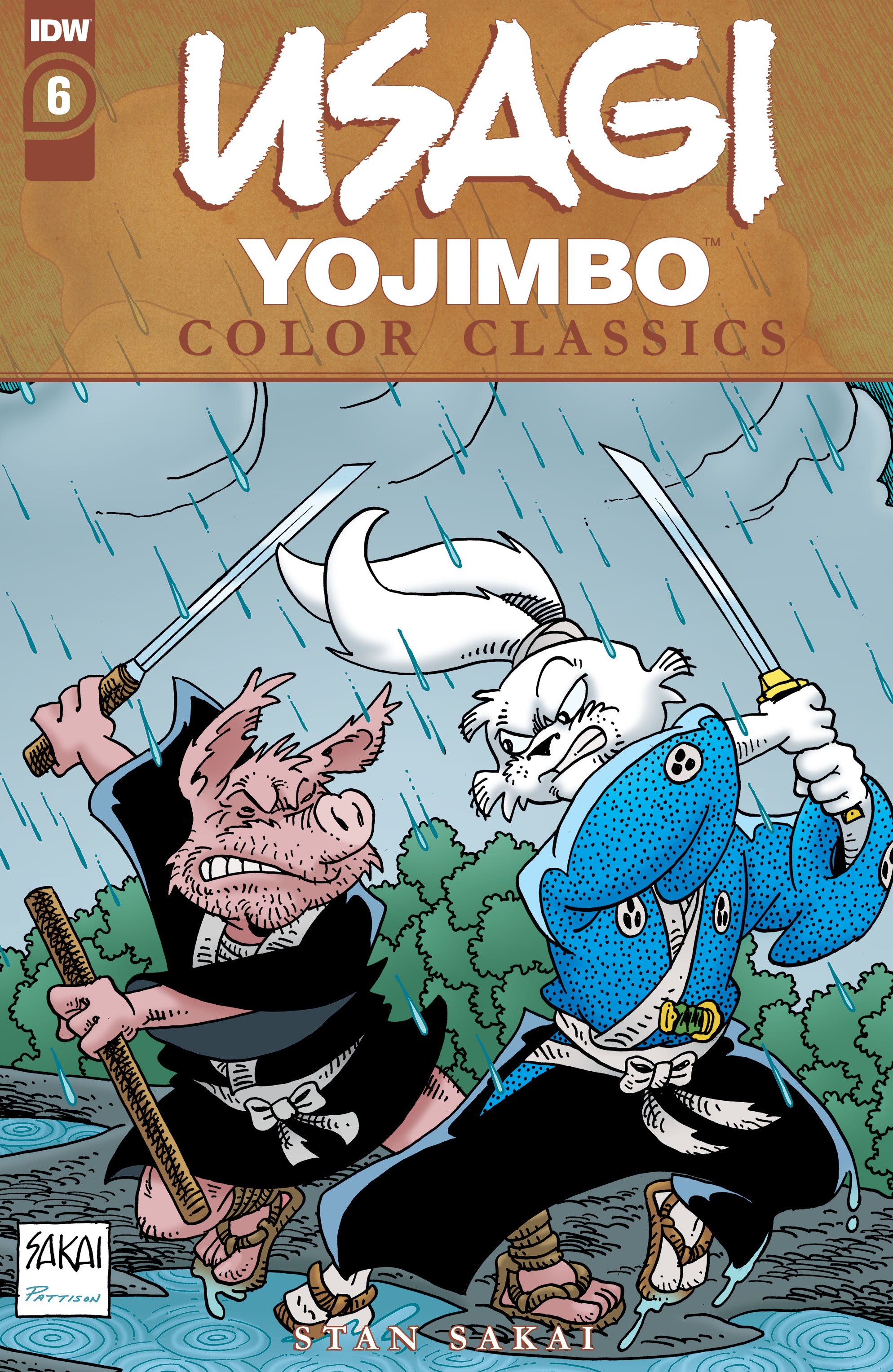Read online Usagi Yojimbo Color Classics comic -  Issue #6 - 1