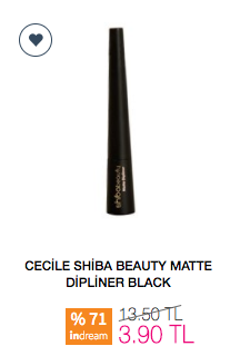 Cecile Shiba Beauty Matte Dipliner Black
