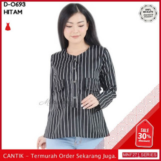 MNF271A122 Atasan D Wanita 0693 Salur Panjang Tangan 2019 BMGShop