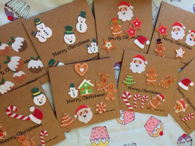 Finished Christmas Cards