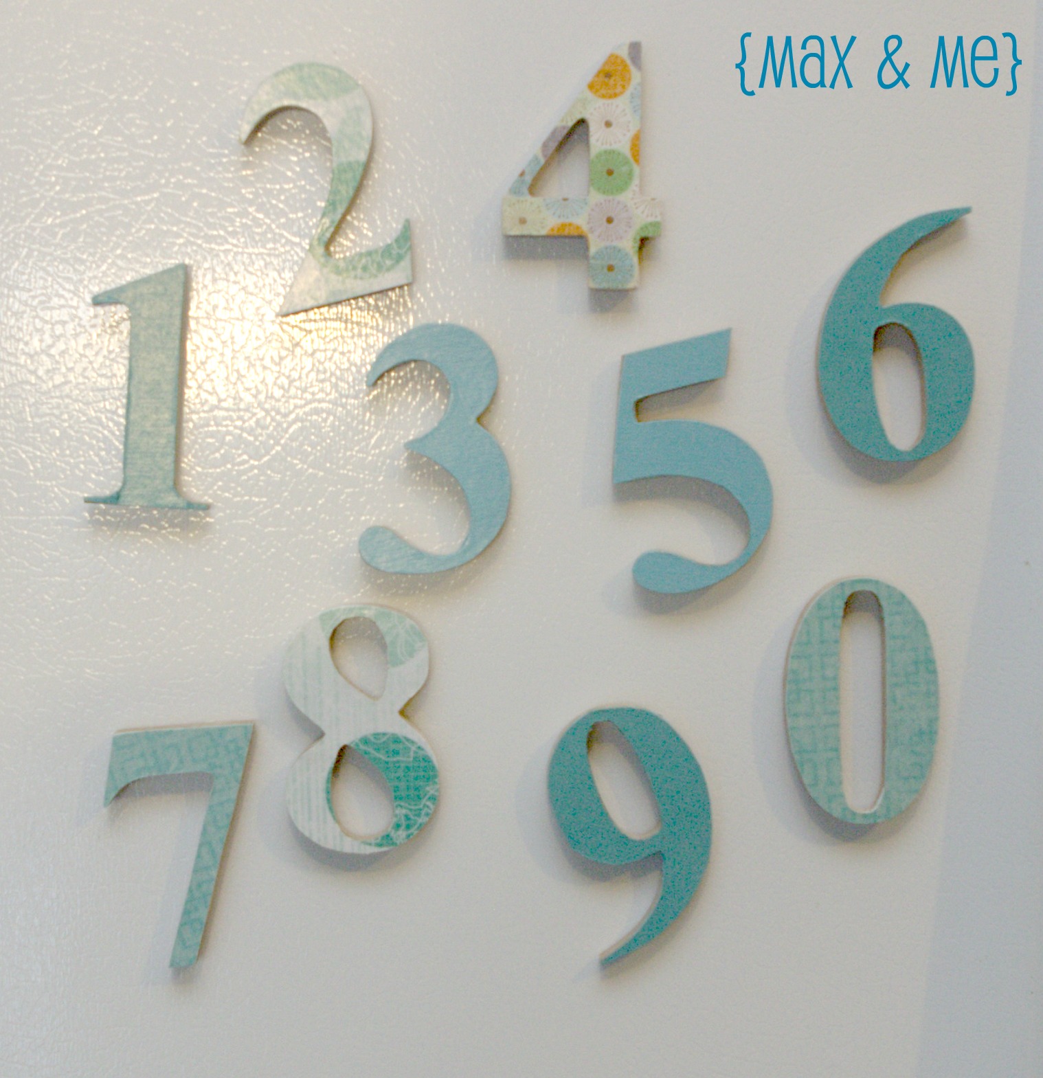 Max & Me DIY Number