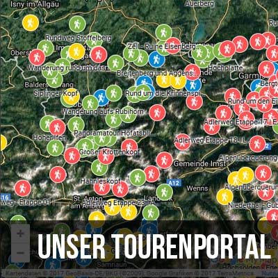 Tourenportal Wanderungen mit GPS-Tracks