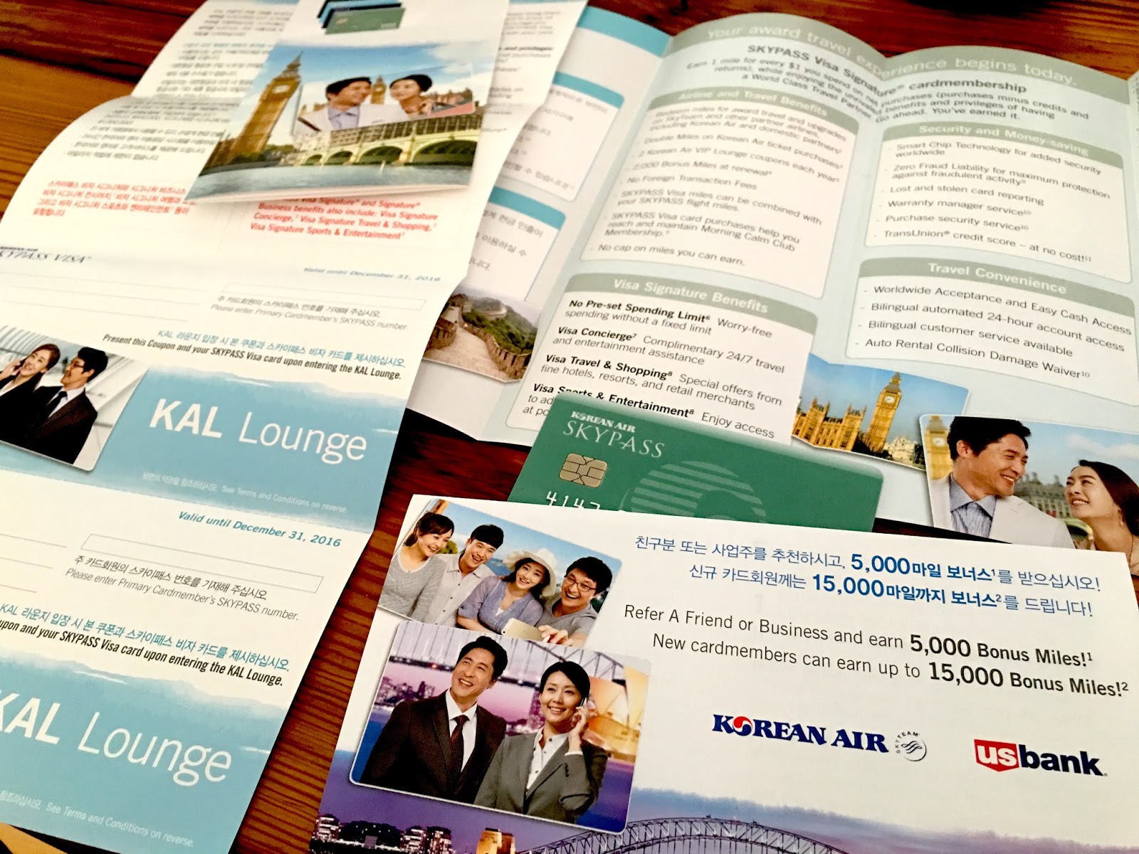 Credit File Korean Air Credit Card Bonus Miles