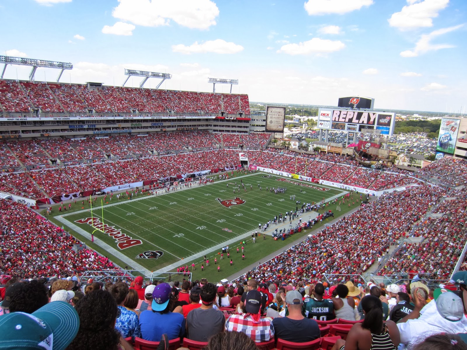 Andrea's Adventures: Sunday Stadium Review - Buccaneers