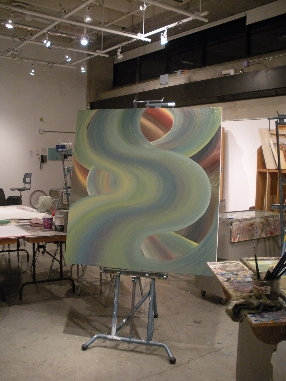 Process Painting Through Abstraction