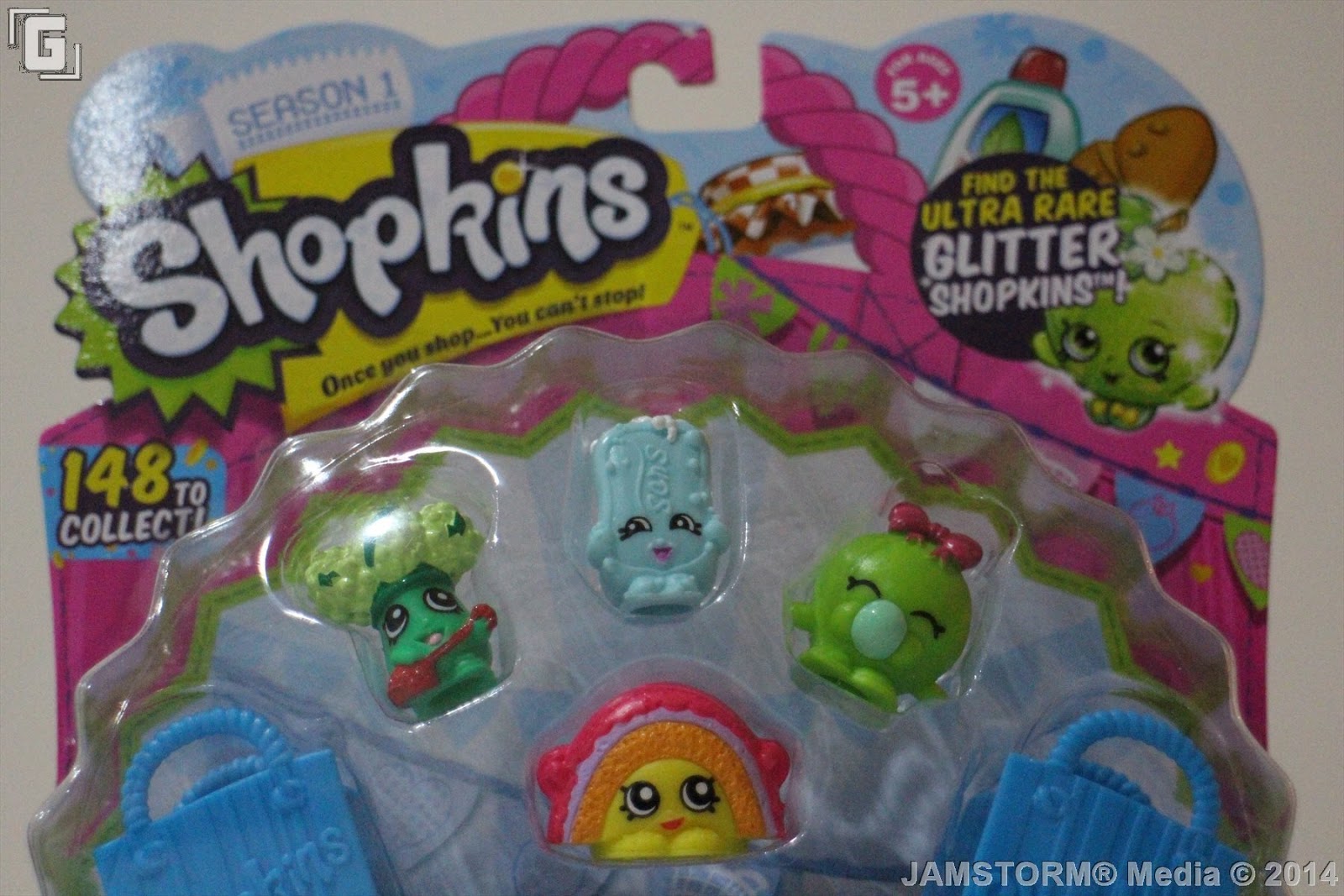 GeekMatic! Shopkins Season 1 5Pack Glitter Collection!