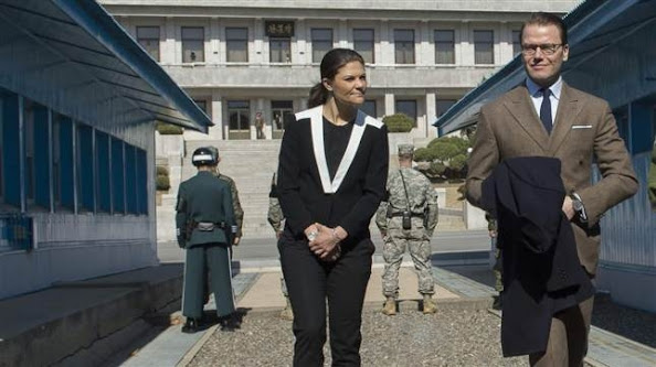 Princess Victoria and Prince Daniel visit to the Korean Demilitarized Zone