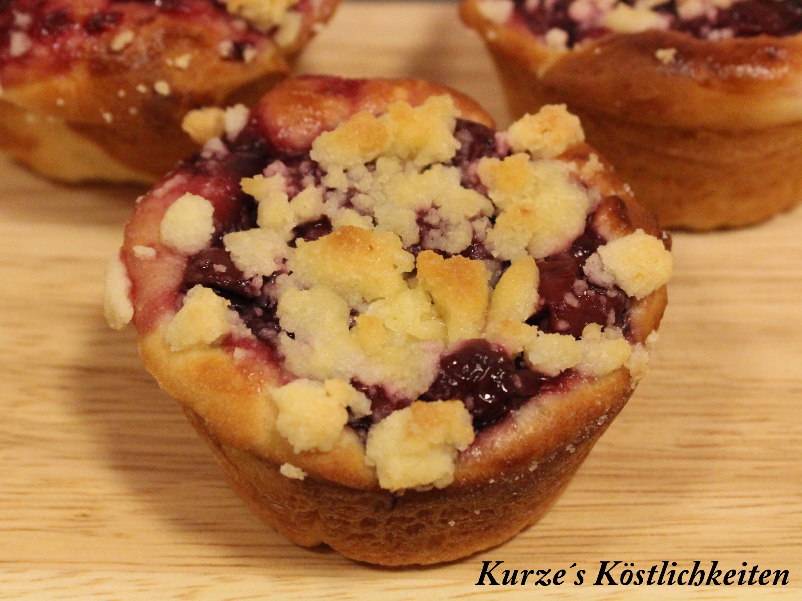 Kurze´s Köstlichkeiten: Kirsch-Streuselkuchen-Muffins